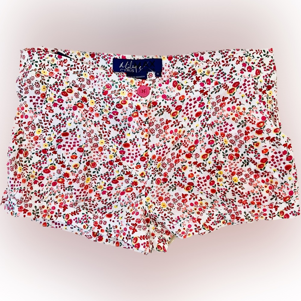 Miley Cyrus floral short shorts - NWT